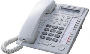 一台松下TES824机器转接电话会断线，修改闪断参数就可以完成转接了