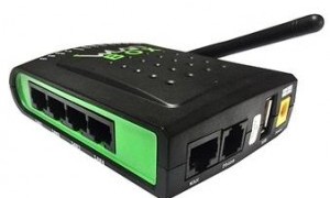 飞音时代flyingvoice 2.4GHz单天线1FXS口IP无线路由器 G201N4