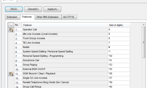 松下TDA系列选择外线出局的代码*37001-*37002