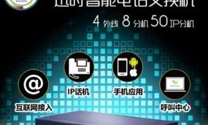 迅时Officium 50（简称OM50）网络智能电话交换机，可注册50部IP电话分机